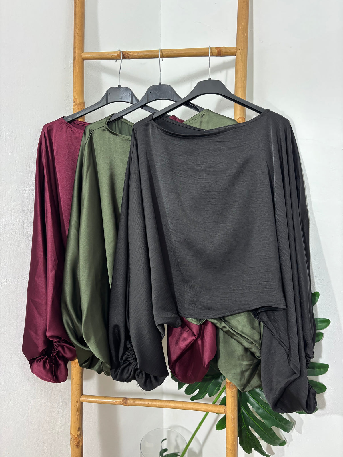 Blusa Globo Satén