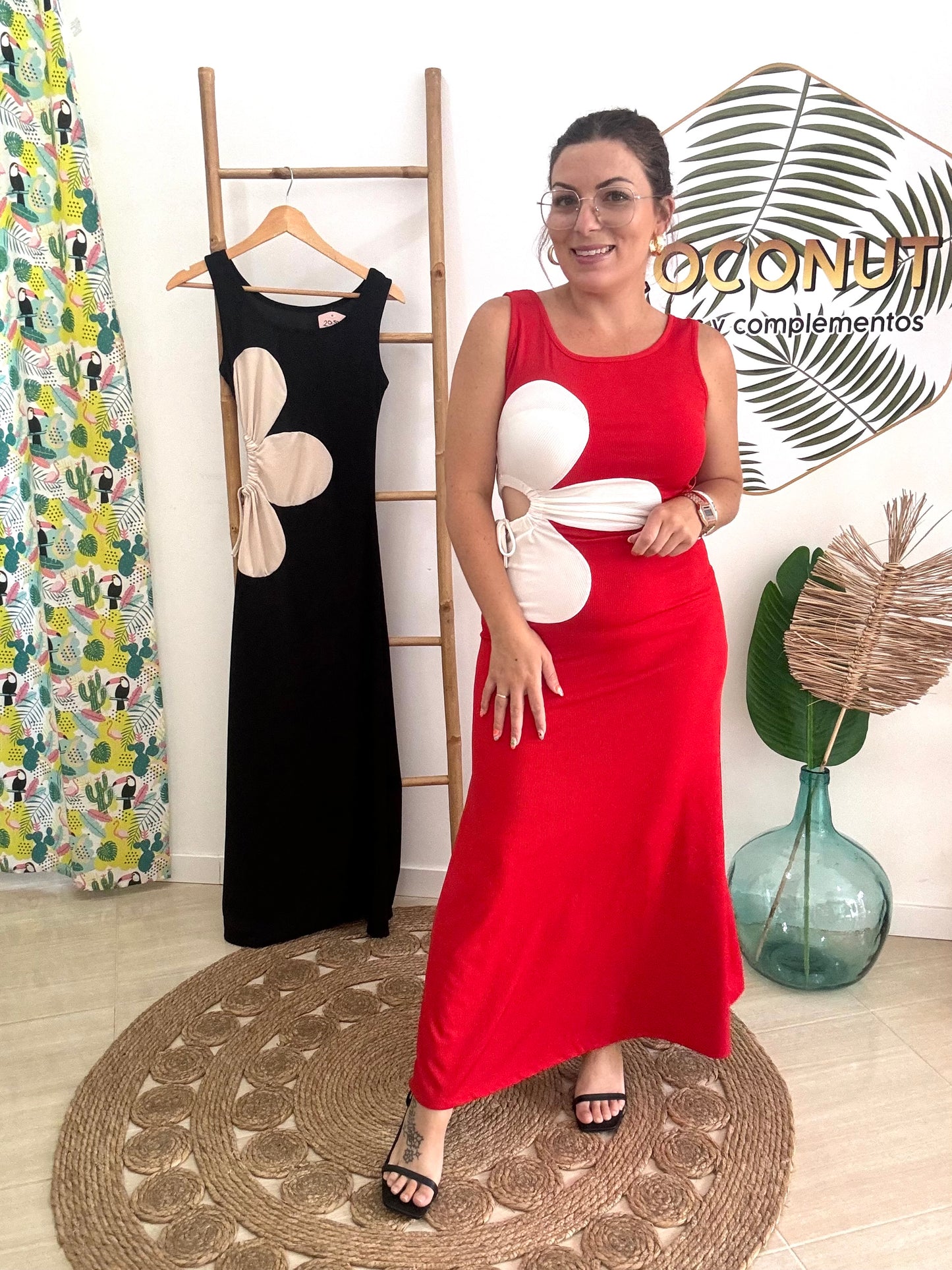 Vestido Flor cintura