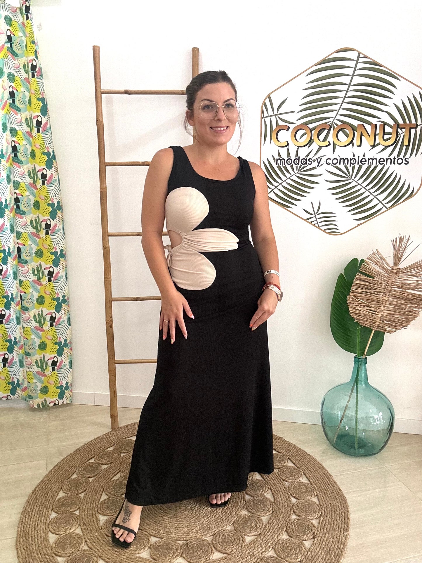 Vestido Flor cintura