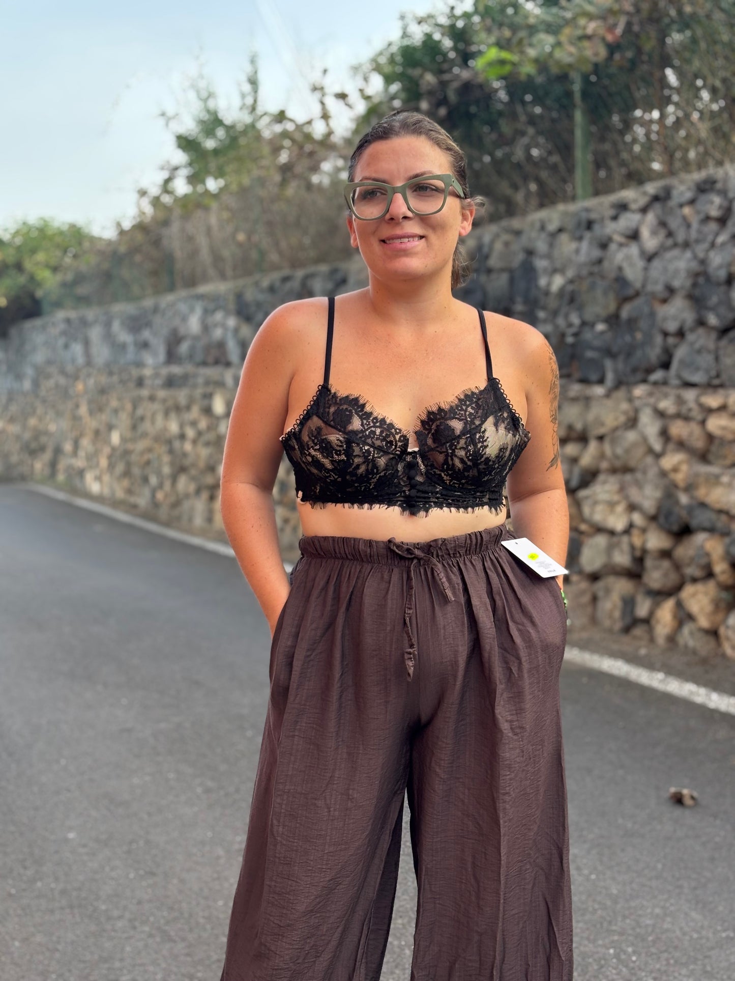 Top encaje