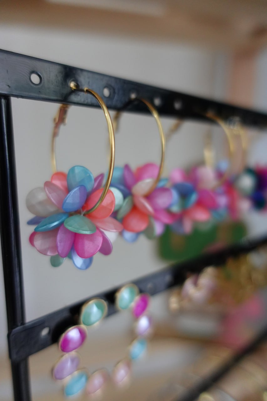 Pendientes Flores evento