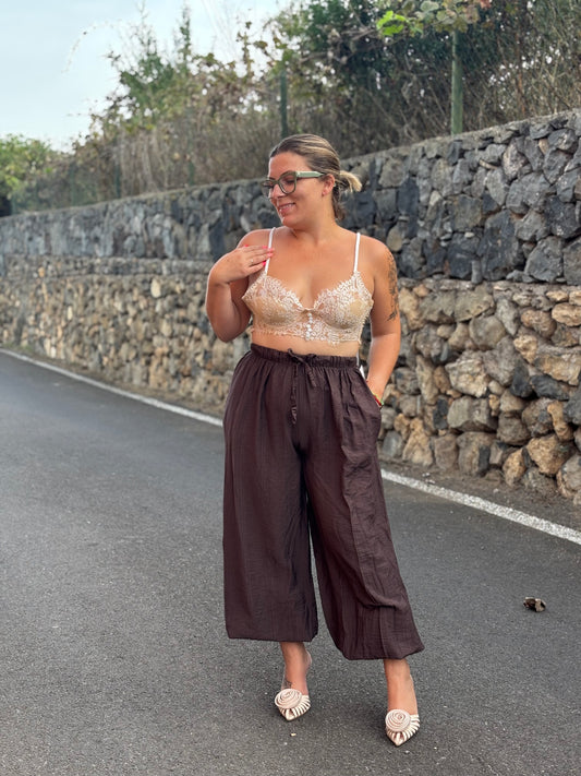 Top encaje