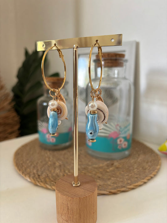Pendientes Caracola
